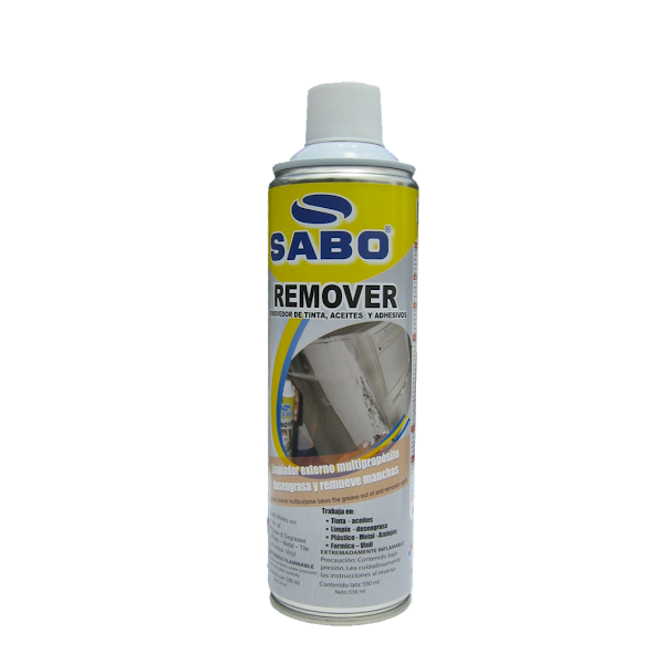 REMOVEDOR DE ADHESIVO SABO - TINTA, GOMA, ACEITE Y GRASAUSO EXTERNO 590ML
