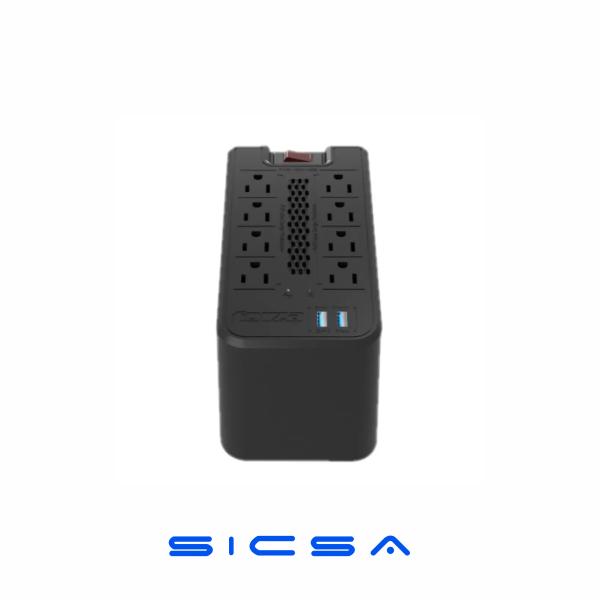 REGULADOR DE VOLTAJE FORZA FVR-1221USB 1200VA/600W