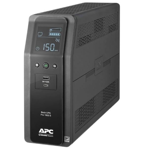 UPS APC BR1500M2-LM 1500VA/900W, 120V, 10 SALIDAS, 2 PUERTOS USB, PANTALLA LCD, PROTECCIÓN AVR.