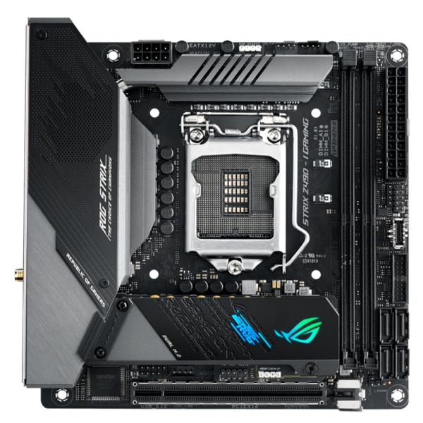 TARJETA MADRE MINI ITX ASUS ROG STRIX Z490-I GAMING INTEL 1200