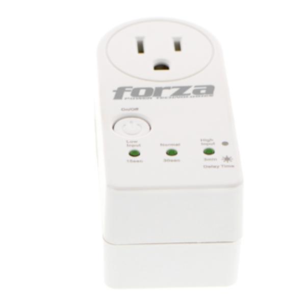 PROTECTOR DE VOLTAJE P/ LINEA BLANCA 1SALIDA:120V:900J:BLANCO FORZA - FVP-1201B