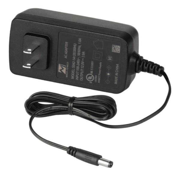 TRANSFORMADOR 12 VDC, 3 AMP, 1 SALIDA, DAHUA	S042-1A120300HU