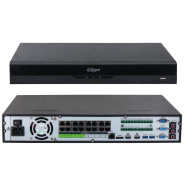 NVR, 16 Canales PoE, 1080P, WizSense, Smart H.265+ DHI-NVR5416-16P-EI