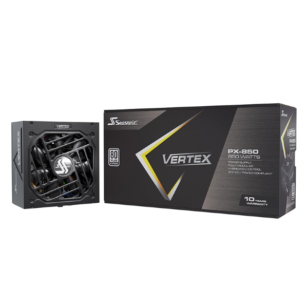 FUENTE DE PODER SEASONIC 850W 80+PLATINUM MODULAR 12851PXAFS/VERTEXPX-850 PI230607-1
