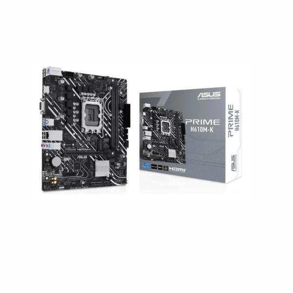 TARJETA MADRE ASUS PRIME H610M-K LGA1700 MICRO-ATX DDR5 90MB1GA0-M0EAY0 NEGRO / BLANCO