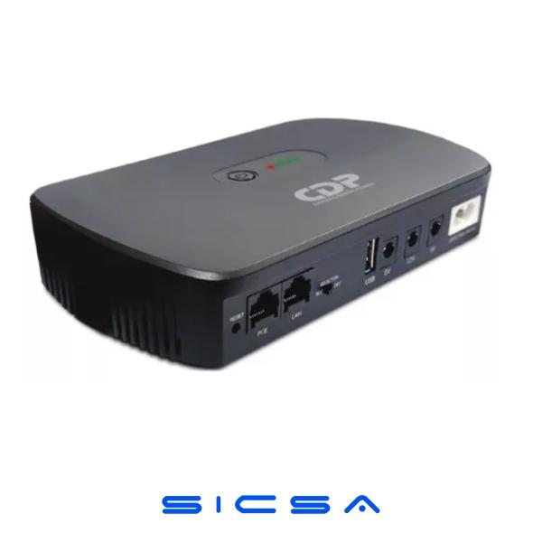 MINI UPS CDP 10000MAH 5V/ 9V/ 12V/ 15V/ 24V PARA ROUTER MODEM CCTV