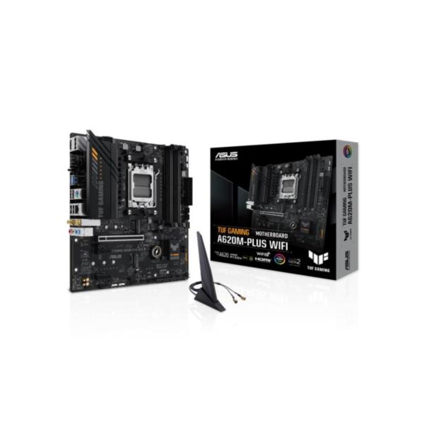 TARJETA MADRE MICRO ATX ASUS TUF A620M-PLUS WIFI AMD AM5 90MB1F00-M0EAY0 NEGRO