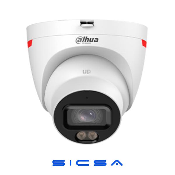 CAMARA IP DOMO, 4 MPX, ILUMINADOR DUAL, AUDIO, 2.8 MM, IP67 DH-IPC-HDW2449T-S-IL