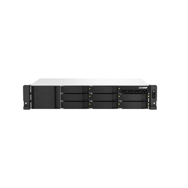 SERVIDOR NAS QNAP TS-873AEU - RP -46 - US/ 2 BAHIAS/ 2X4TB / 4GB / AMD RYZEN V1500B/ DUAL PORT SFP + 10GBE / KIT DE RIELES