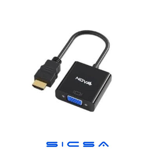ADAPTADOR NOVA FAA321HV002C HDMI A VGA 0.15M NEGRO