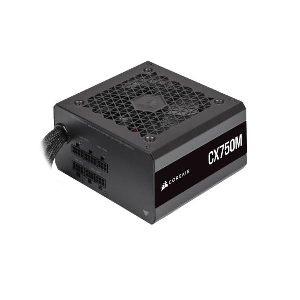 FUENTE DE PODER CORSAIR CX750M 750W 80 PLUS BRONZE SEMI MODULAR ATX CP-9020222-NA NEGRO