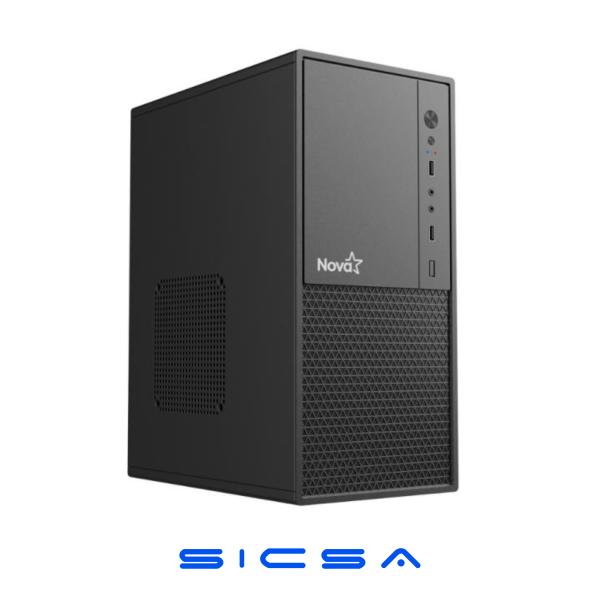 CASE NOVA CM09Z9RA001C MINI TOWER  SIN FUENTE DE PODER INCLUIDA NEGRO