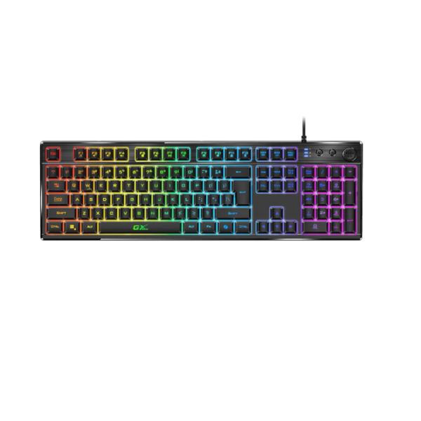 TECLADO GAMING RGB GENIUS SCORPION K7 MEMBRANA ALÁMBRICO USB ESPAÑOL 31310056401 NEGRO
