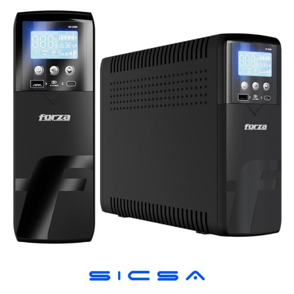 UPS SMART TIPO TORRE 10 SALIDAS 1500VA/900W 120V FORZA - ST-1501