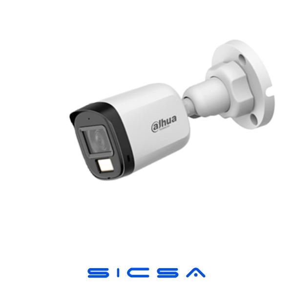 CÁMARA DAHUA BULLET 1080P, SMART DUAL LIGHT, 2.8MM, IP67, PLÁST DH-HAC-B1A21N-U-IL