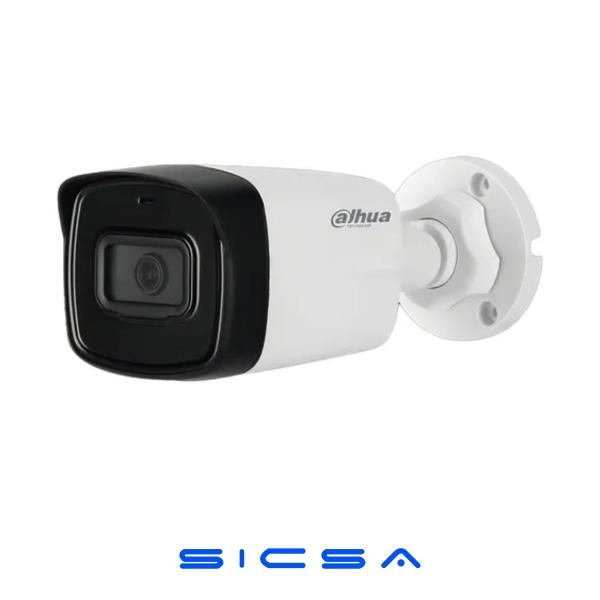 CÁMARA DAHUA BULLET 1080P, AUDIO, 3.6MM, IR 80M, METAL/PLAST, IP67, DAHUA DH-HAC-HFW1200THN-I8-A