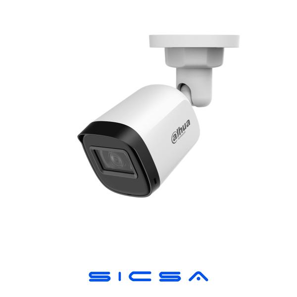CÁMARA DAHUA  BULLET, 5 MPX, 2.8 MM, AUDIO, IR 20 MTS, PLASTICA, IP67 DH-HAC-B1A51N-A