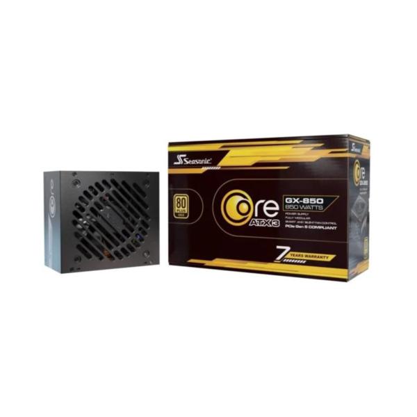 FUENTE DE PODER SEASONIC CORE GX 850W 80 PLUS GOLD FULL MODULAR ATX 3.1 R-CORE GX-850 NEGRO
