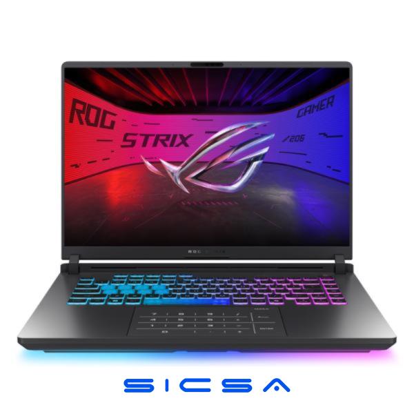 LAPTOP ASUS ROG STRIX G16 16" I9-14900H 16GB 1TB SSD RTX 5060/8GB WIN 11 INGLES 90NR0LB1-M000N0 GRIS