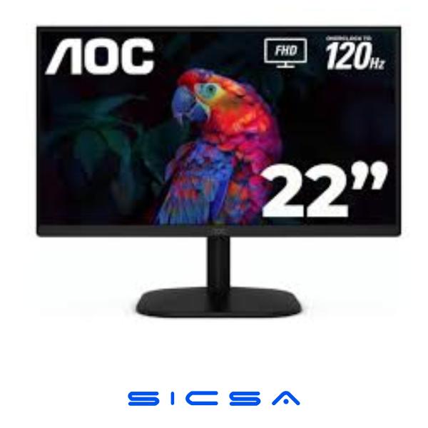 MONITOR AOC 22B35HM23 21.5" PLANA FULL HD 1920 X 1080 120HZ LED ADAPTIVE SYNC HDMI / VGA / 3.5MM NEGRO