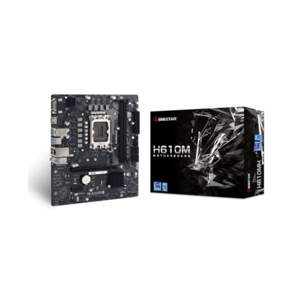 TARJETA MADRE BIOSTAR H610MHD D5 LGA1700 MICRO ATX DDR5 NEGRO
