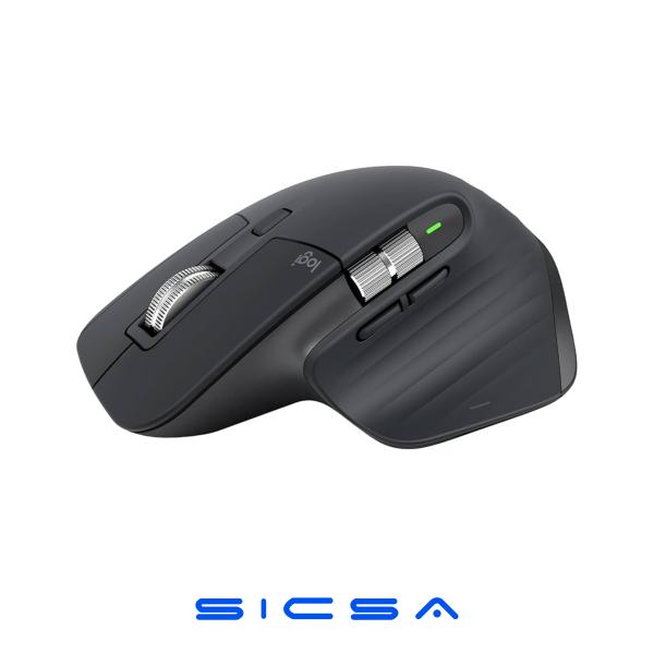 MOUSE LOGITECH MX MASTER 3S INALÁMBRICO BLUETOOTH 910-007502 NEGRO