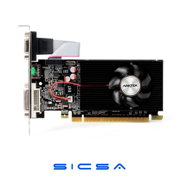 TARJETA DE VIDEO ARKTEK GEFORCE GT710 2GB 64 BITS DDR3 954 MHZ AKN710D3S2GL1 NEGRO
