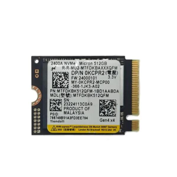 HD INTERNO 512GB M2 2230 PCI ENSAMBLE