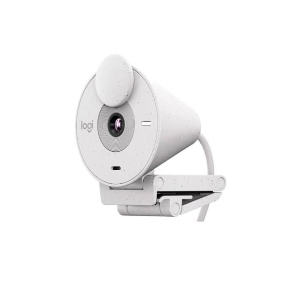 CAMARA WEB LOGITECH BRIO 300 1080P USB-C 960-001440 BLANCO