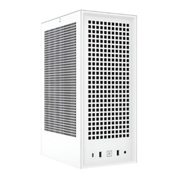 CASE HYTE REVOLT 3 MINI TOWER SIN VENTILACIÓN INCLUIDA CON MALLA METÁLICA CS-HYTE-REVOLT3-W BLANCO