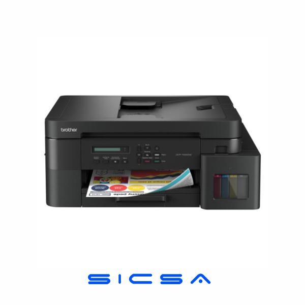 IMPRESORA BROTHER DCPT830DW TANQUE DE TINTA 3 EN 1 WI-FI / ETHERNET / USB 2.0 / AIRPRINT / MOPRIA DUPLEX AUTOMÁTICO NEGRO