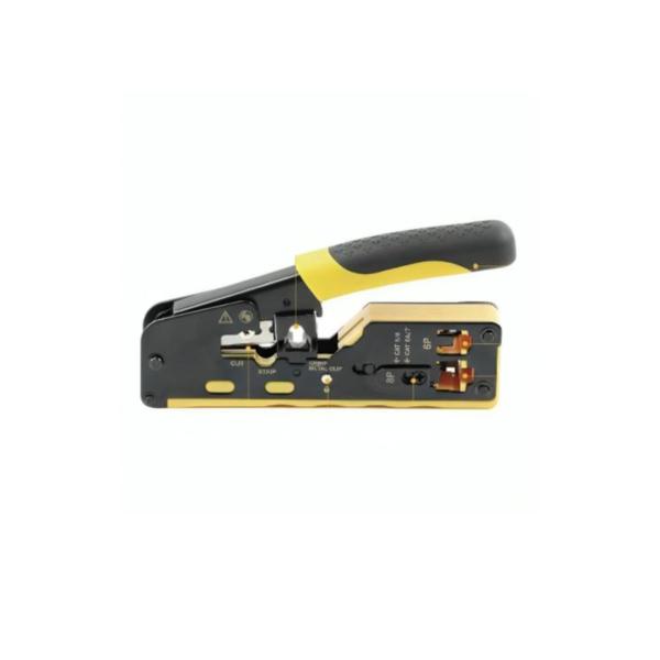 CRIMPADORA RJ45 SPROTEK STC-7388 NEGRO/AMARILLO