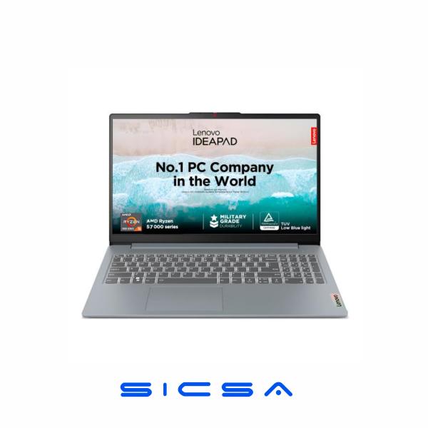 LAPTOP LENOVO IDEAPAD SLIM 3 15AMN8 15.6" RYZEN 5 7520U 8GB 512GB SSD TOUCH WIN 11 INGLES LEN-82XQ00RSUS-A GRIS