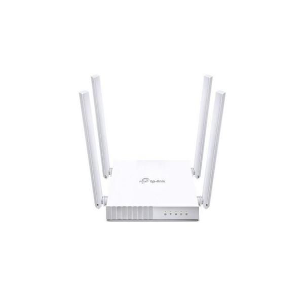 ROUTER TP LINK ARCHER C24 DUAL BAND 2.4/5 GHZ 750 MBPS WIFI 5 PUERTOS WAN / LAN BLANCO