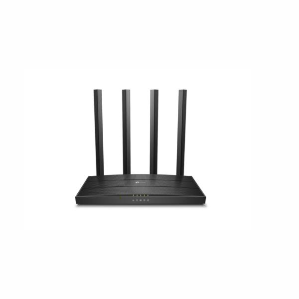 ROUTER TP LINK ARCHER C80 DUAL BAND 2.4/5 GHZ 1900 MBPS WIFI 5 MU MIMO PUERTOS WAN / LAN NEGRO