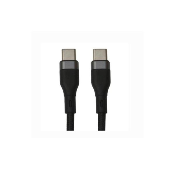 CABLE NOVA FAD31918002C USB-C A USB-C 65W 1.8M NYLON CARGA RAPIDA NEGRO