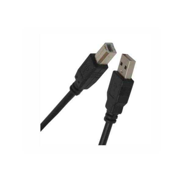CABLE DE ALIMENTACIÓN PARA IMPRESORAS NOVA FAD30118002C USB-A 2.0 A USB-B 1.8M NEGRO