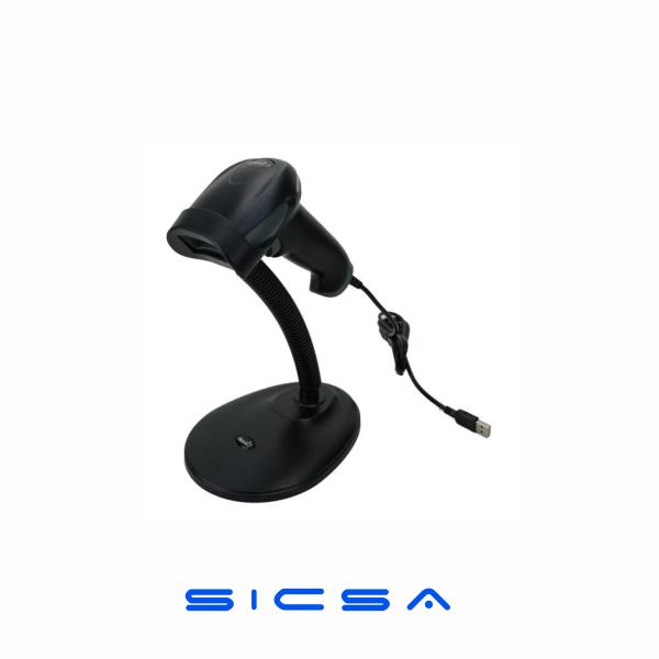 LECTOR DE CODIGO DE BARRAS CON BASE NOVA FFSF510U001C LASER CMOS USB