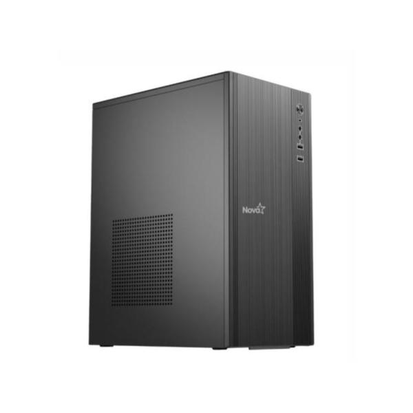 CASE NOVA MZ-580B SIN VENTILACIÓN INCLUIDA CON FUENTE DE PODER 600W E010-171 NEGRO