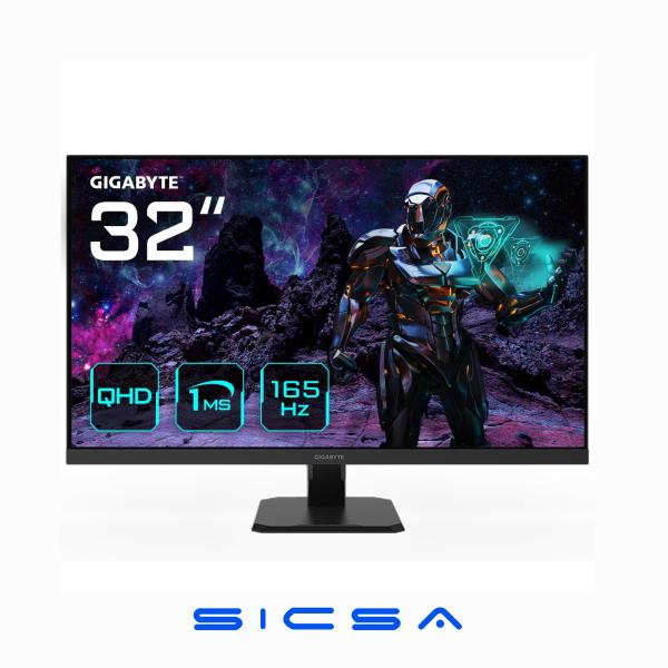 MONITOR 31.5" GIGABYTE GS32Q SA 2560X1440 165 HZ DP HDMI