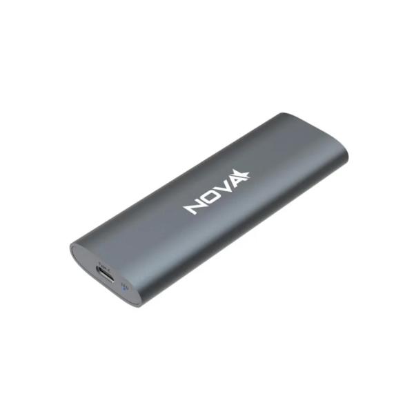 ENCAPSULADOR USB 3.2 GEN2 TIPO C NOVA AEK02041002C M.2 NVMe (2230/2242/2260/2280) 5V GRIS OSCURO