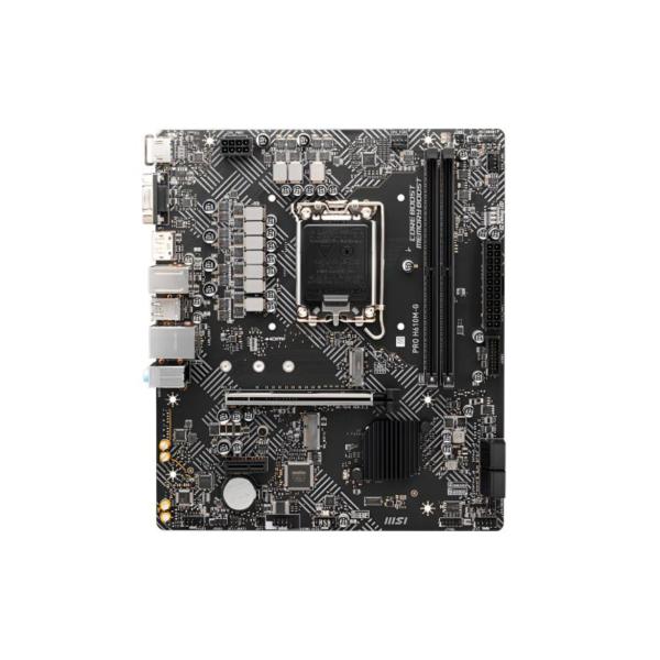TARJETA MADRE MSI PRO H610M-A DDR4 LGA 1700 MICRO ATX 2.5G LAN 911-7E31-002 NEGRO