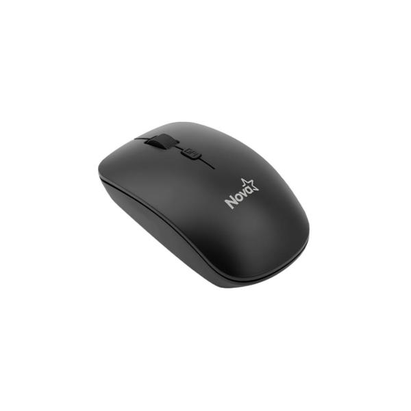 MOUSE NOVA MAH13400001C INALAMBRICO 800/1200/1600 DPI NEGRO